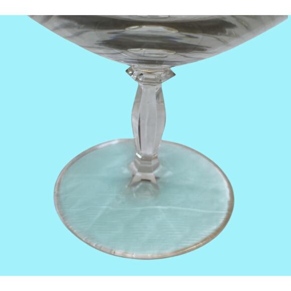 Christopher Stuart Talia Gold Rim Margarita Sherbert Glasses 5” Set Of 4 - Picture 4 of 10